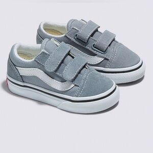 Like new vans Toddler Old Skool V grey sneakers